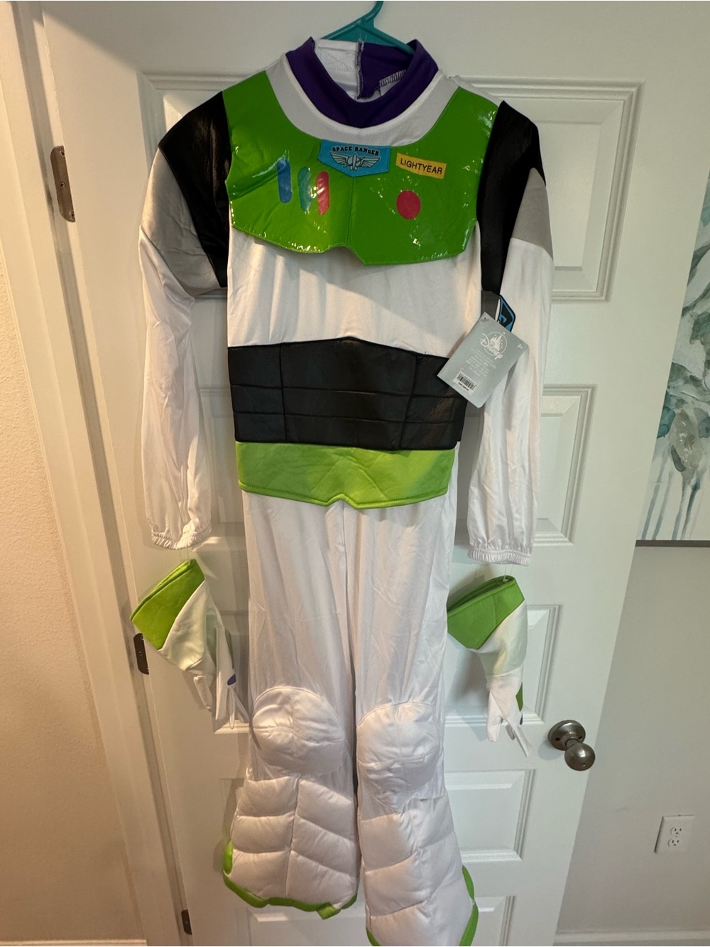 Buzz Lightyear Kids Costume with Gloves and Head Cover NWT